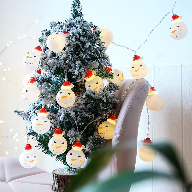 Snowman string lights Christmas decoration lights