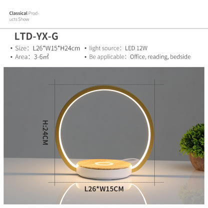 Mobile phone wireless charging with induction lamp