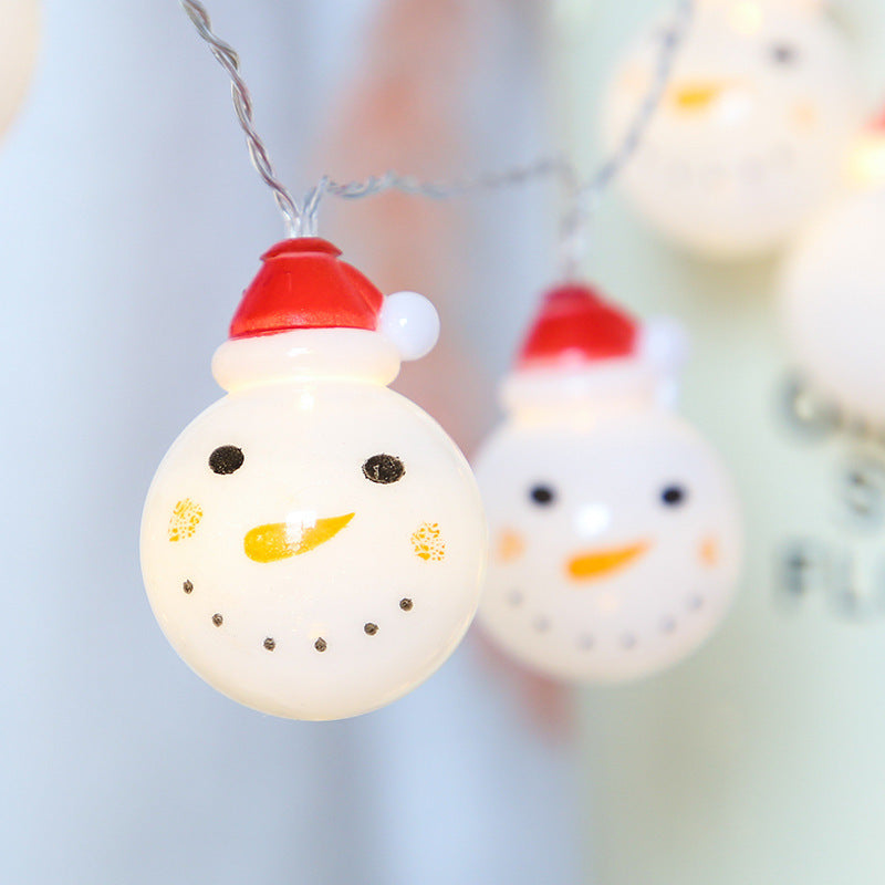 Snowman string lights Christmas decoration lights