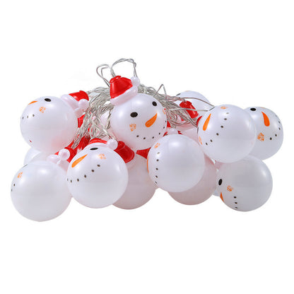 Snowman string lights Christmas decoration lights