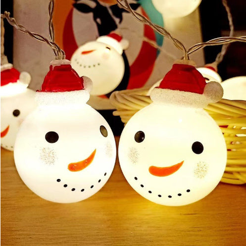 Snowman string lights Christmas decoration lights