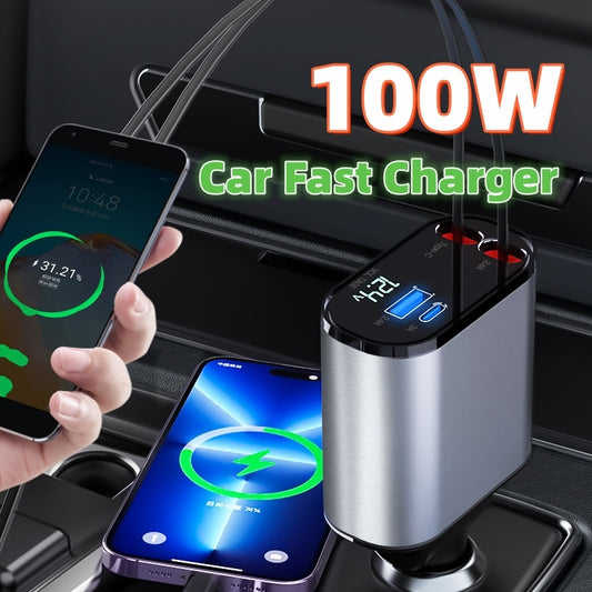 100W Super Fast Charging Car charger