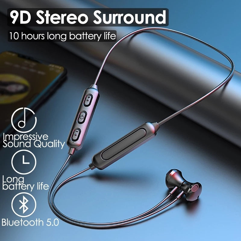 Neck-mounted wireless sports Earphones