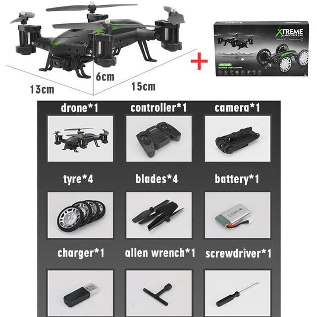 2 in 1 Flying Car 2.4G RC Quadcopter Drone