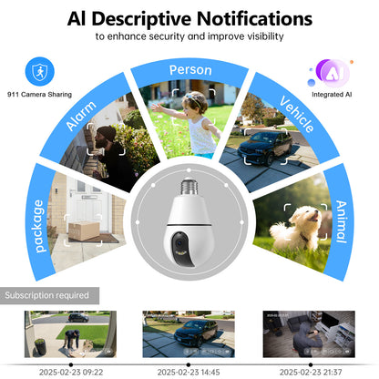 360 Degree HD 3MP Wifi Camera