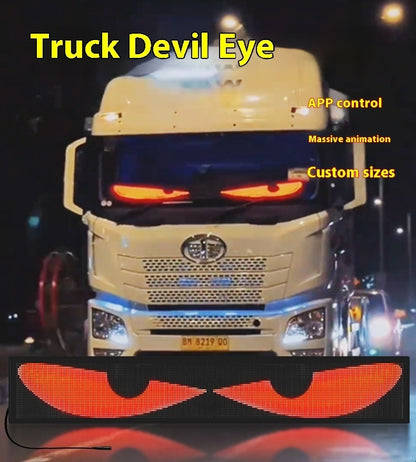 Dynamic Eyes Car Windshield Flexible LED Display Bumper Stickers