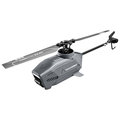 Four-channel Single Paddle Helicopter Drone