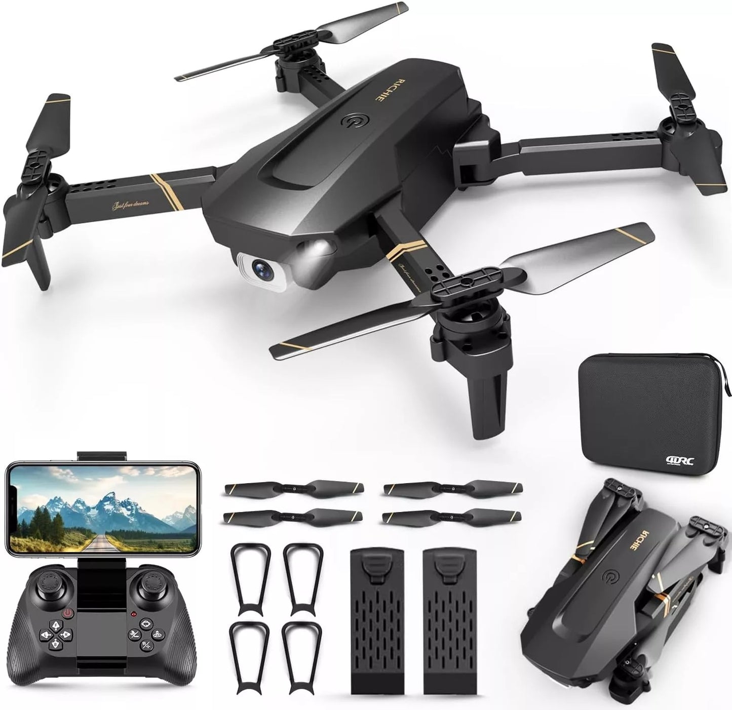 4DRC V4 Foldable Mini Drone With Camera 4K 1080P Hd