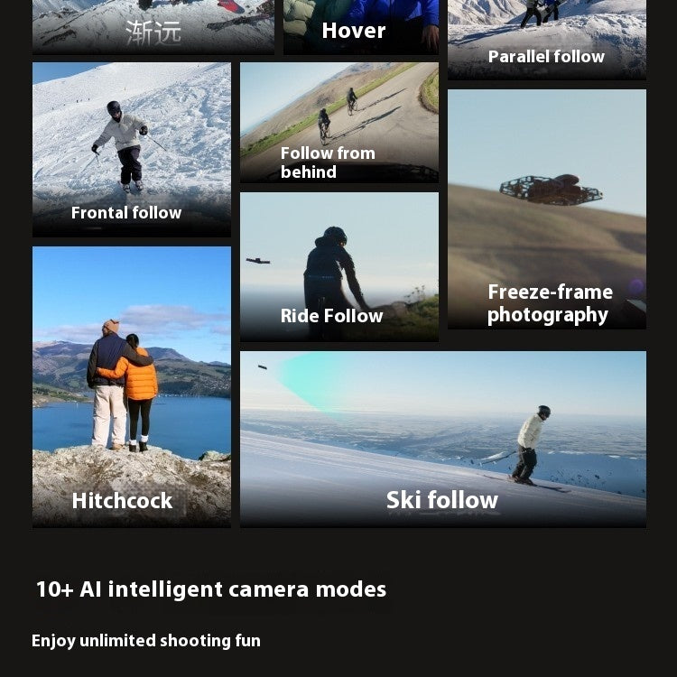 Outdoor Travel AI Smart Drone Camera HD