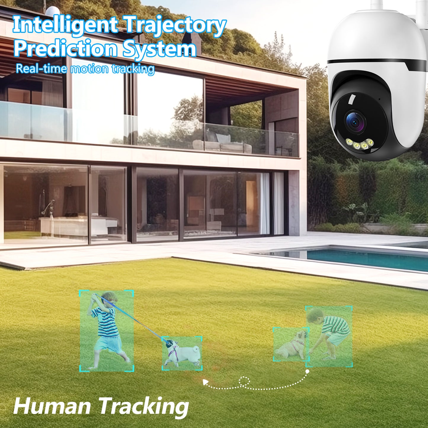 3MP PTZ Wireless Indoor Outdoor Mini Camera